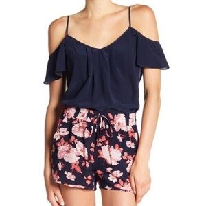 NWT joie floral silk shorts